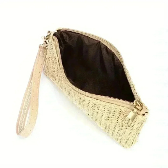 Bohemian Straw Clutch Bag - Picture 3 of 3